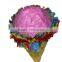 Party colorful pinata handmade craft ice cream with high quality