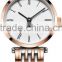 ladies classic two tone rose gold japan movt quartz watch stainless steel case back 3atm water resistant sapphire glass watch