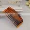 french style vintage hair accessories brown combs Factory Wholesale cheap price french twist hair combs magic hair combs