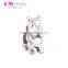 T084 Globalwin Custom Logo 925 Sterling Silver Animal Charm Antique Dog Charm For Bracelet