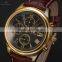 IMPERIAL KS Mens Coffee Leather Automatic Analog Mechanical Wrist Watch