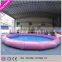 Lilytoys factory directly customized swimming equipment/purple round inflatable for hot sale