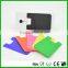 Cheap Adhesive Silicone Cell Phone Credit Card Holder with Sticker