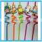 4 Pieces Wholesale PVC Drinking Straws,Creative Spiral Drinking Straws