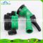 High pressure water cleaning hose nozzle hand sprayer with 4-Function and connector