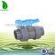 double union PVC plastic ball valve with socket end