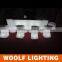 Indoor Rechargeable Colorful LED Illuminated Modern Bar Counter