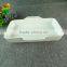 High Quality Large White Ceramic Bakeware Set Stock Baking Dish With Two Handles