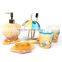 Summer beach style resin sea shell bathroom set accessories