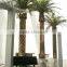 Home garden edging decorative 5ft to 16ft Height outdoor artificial green plastic palm trees EDS06 0804