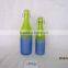 two colors Colored Square 500ml Glass Drink Water Bottle Hot Sale Glass Juice Bottle With Clip Lid in a reasonal price