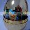 Plastic Gold plate Easter egg/surprise egg toy