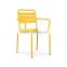 2016 french style colorful metal type industrial chairs iron material chairs frames