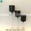 Clear Glass long stemmed hurricane Candle Holder for wedding