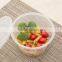 disposable take away plastic salad bowl food container for pinic