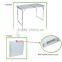450111 Adjustable Folding Trestle Table Picnic With Portable Carrying Handle 4ft