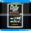 Outdoor LED display advertising writing board with remote controller / kids LED writing boards