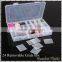 24 Grids Transparent Cosmetic Plastic Removable grids DIY Organizer Bin Makeup Storage Box