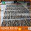 Cheap natural China rusty slate stone wall tiles with strips shape