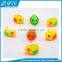 High quality plastic small yellow duck launcher toys for capsule and vending machine