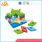 Wholesale diy creative wooden shape puzzle toy lovely baby wooden shape puzzle toy W13E005