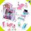 2017 New Design Girls Miniature Toys Wooden Doll House Kits W06A083