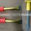 carbon steel forged cold chise stone chisel with rubber grip
