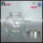 special products cosmetic cream big 150ml glass jar clear bulb shaped glass jar with shiny gold lid
