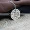 Cheap 2016 new Christmas Women Hot Gifts Love Heart Words Round Pendant Necklace Family Jewelry