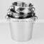 Wholesale champagne Beer Ice Bucket Custom Bulk China Stainless Steel Metal Ice Bucket