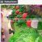 Large artificial PU malin leaf for giant flower decoration