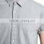 new style 100% cotton Casual man Shirt Short Sleeve plain shirts for men