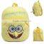 Fashion! Yellow cartoon school bag cheap backpacks with wheels backpack child