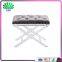 Soft Sponge Folding Stool Lucite Indoor Sofa Bench Dining Room Bench