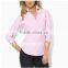 OEM price distributor wholesale slim fit fashion ladies plaid blouse and shirts