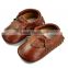 2016 Top quality tassel soft sole baby leather walking shoes