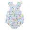 2017 Baby Girls Jon Jon Infant Romper Baby Cotton Newborn Toddler Ruffle Bubble