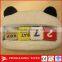 Wholesale high quality stuffed panda head diy desk plush block calendar