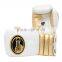 metallic leather boxing gloves