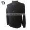Rib Collar and Snap Men Wool Short Jacket
