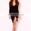 Wholesale slinky wrap over dress lady adults club dress plus size women bodycon dress