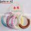 Factory Custome Mix Colors Metallic Color Elastic Telephone Hair Band