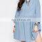 China factory women denim plus size dress