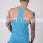 Yihao Mens bodybuilding sports vest plain stringer tank top gym singlet wholesale Men's high quality running singlet