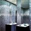 Blue select glass and stone mosaic wall tiles