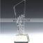 Sailboat Crystal Awards crystal sailing trophies