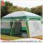 China made huge canvas PE polyester rain fly waterproof mesh dome tent