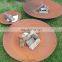 3mm Thickness 100cm Large Corten Steel Outdoor Fire Bowl