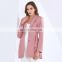 TWOTWINSTYLE Sexy Dress For Women Notched Collar Long Sleeve High Waist Tunic Solid Casual