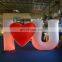 Inflatable Decoration Inflatable Alphabet Letter Shape Blow Up Lighted LOVE Balloon for Wedding